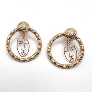 Vintage Boho Gold Earrings